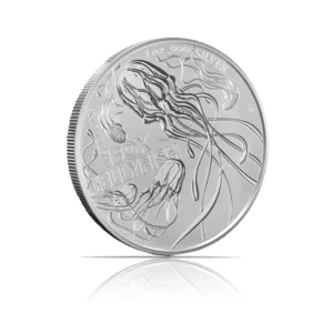 2023 - Australia's Most Dangerous: Box Jellyfish (BU) 1 oz Silver Coins