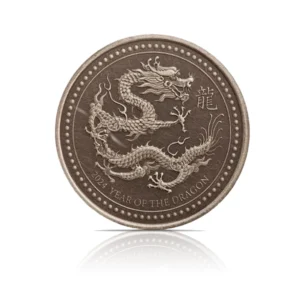 2024 - Samoa Year of the Dragon (Antiqued) 1/2 oz Silver Coin