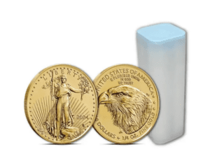 2024 – American Eagle (BU) 1/4 oz Gold Coins (Tube of 40 coins)