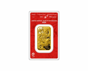 2024 – Argor Heraeus Lunar YOT Dragon (In Assay) 1 oz Gold Bar