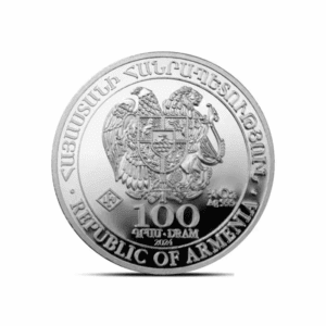 2024 – Armenia Noah’s Ark (BU) 1/4 oz Silver Coin