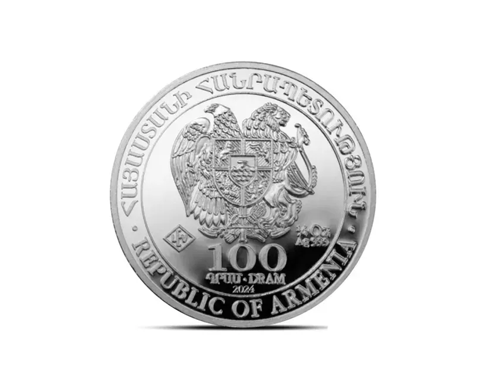 2024 – Armenia Noah’s Ark (BU) 1/4 oz Silver Coin