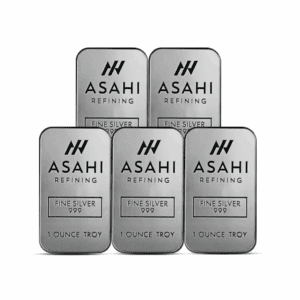2024 – Asahi 1 oz Silver Bars (Set of 5)