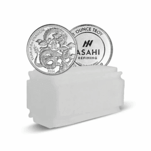 2024 – Asahi Lunar Dragon 1 oz Silver Round (Roll of 20)
