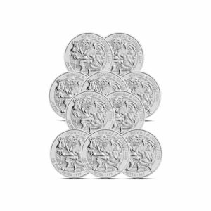 2024 – British Beowulf & Grendel (BU) 1 oz Silver Coins (Set of 10)