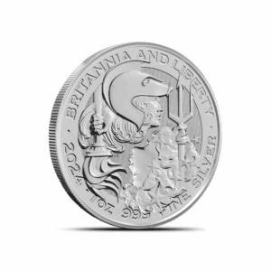 2024 – British Britannia & Liberty (BU) 1 oz Silver Coin