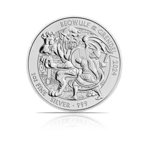 2024 – British Beowulf & Grendel (BU) 1 oz Silver Coin