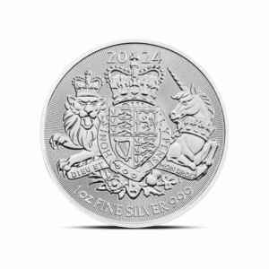 2024 – British Royal Arms (BU) 1 oz Silver Coin