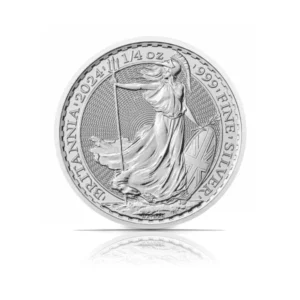 2024 - British Royal Mint Britannia (BU) 1/4 oz Silver Coin