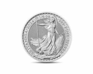2024 – British Royal Mint Britannia (BU) 1/4 oz Silver Coin