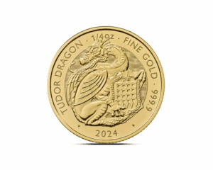 2024 – British Tudor Beasts: Dragon (BU) 1/4 oz Gold Coin