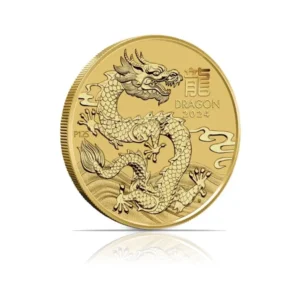2024 - Perth Lunar Year of the Dragon (BU) 1/20 oz Gold Coin