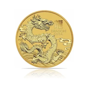 2024 - Perth Lunar Year of the Dragon (BU) 1/4 oz Gold Coin