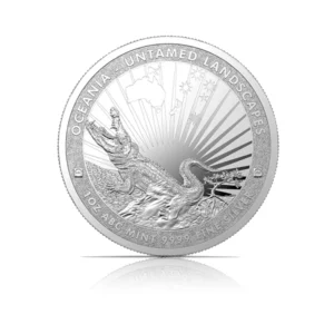 2024 - Tokelau Untamed Crocodile (BU) 1 oz Silver Coin