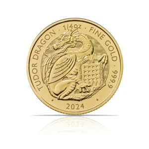 2024 – British Tudor Beasts: Dragon (BU) 1/4 oz Gold Coin