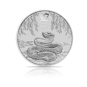 2025 - Perth Lunar Year of the Snake (BU) 2 oz Silver Coin