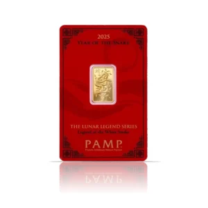 2025 – PAMP Lunar Snake 5 Gram Gold Bar