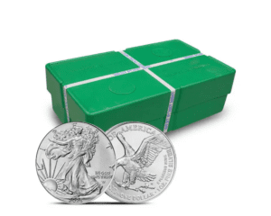 2025 – American Eagle (BU) 1 oz Silver Coins (2 Mega Boxes: 1,000 coins)