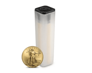 2025 – American Eagle (BU) 1/4 oz Gold Coins (Tube of 40 coins)