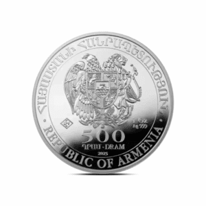 2025 – Armenia Noah’s Ark (BU) 1 oz Silver Coin