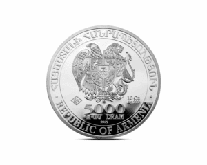 2025 – Armenia Noah’s Ark (BU) 10 oz Silver Coin