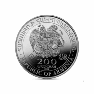 2025 – Armenia Noah’s Ark (BU) 1/2 oz Silver Coin