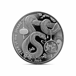 2025 – Asahi Lunar Snake 1 oz Silver Round