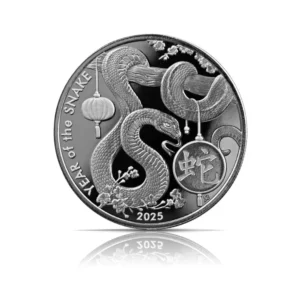 2025 – Asahi Lunar Snake 1 oz Silver Round
