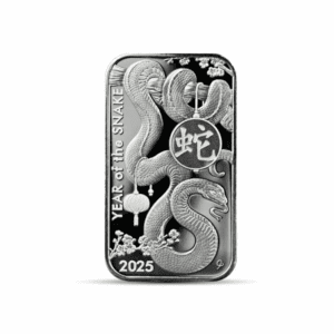 2025 – Asahi Lunar Snake (No Assay) 1 oz Silver Bar