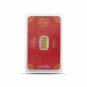 2025 – Asahi Lunar YOT Snake (In Assay) 1 Gram Gold Bar