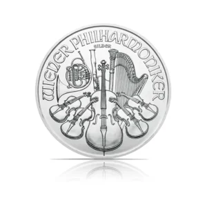 2025 - Austrian Philharmonic (BU) 1 oz Silver Coin