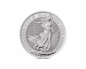 2025 – British Britannia (BU) 10 oz Silver Coin