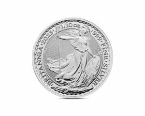 2025 – British Britannia (BU) 1/10 oz Silver Coin
