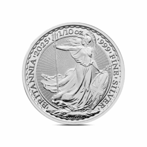 2025 – British Britannia (BU) 1/10 oz Silver Coin