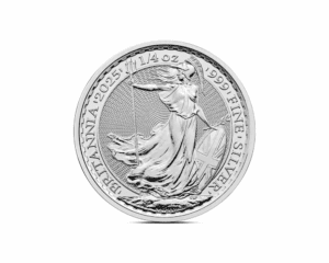 2025 – British Britannia (BU) 1/4 oz Silver Coin