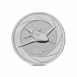 2025 – British James Bond Of The 80’s (BU) 1 oz Silver Coin