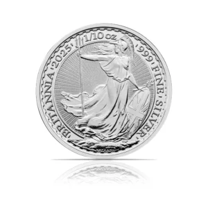 2025 – British Britannia (BU) 1/10 oz Silver Coin