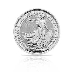2025 – British Britannia (BU) 1/4 oz Silver Coin