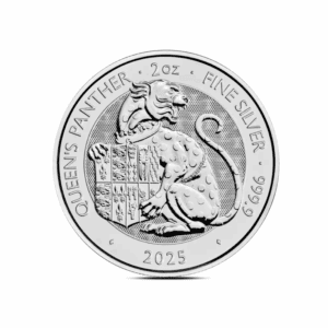 2025 – British Tudor Beasts: Panther (BU) 2 oz Silver Coin