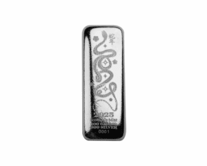 2025 – Lunar Year of the Snake 100 Gram Silver Bar