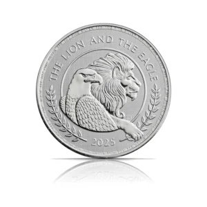 2025 – British Lion and Eagle (BU) 1 oz Silver Coin
