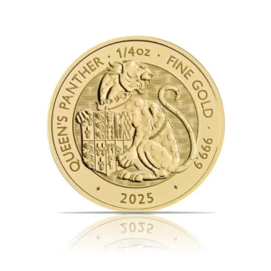 2025 – British Tudor Beasts: Panther (BU) 1/4 oz Gold Coin
