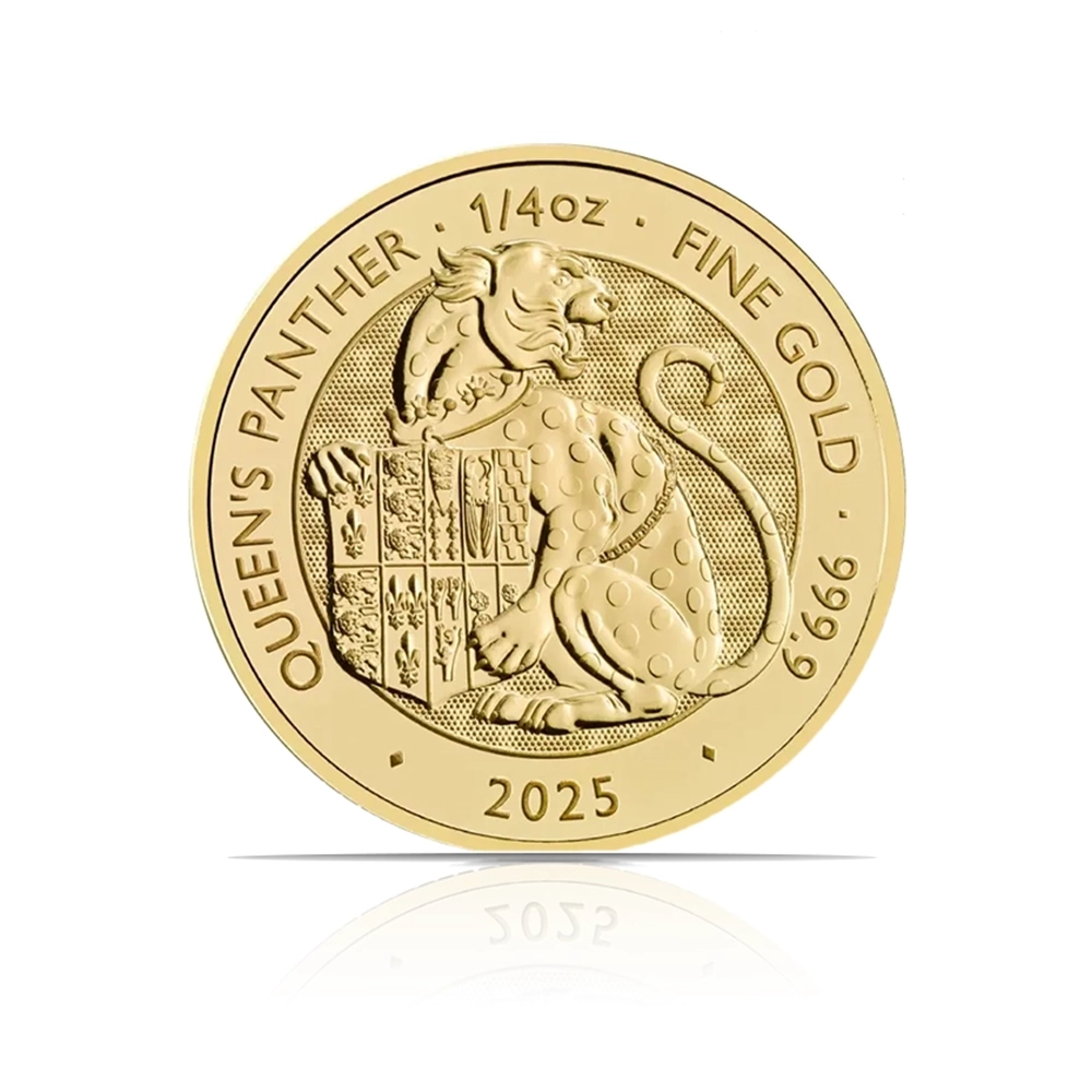 2025 – British Tudor Beasts: Panther (BU) 1/4 oz Gold Coin