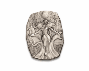 Argentia Goddess Mara (UHR) Antiqued 10 oz Silver Bar