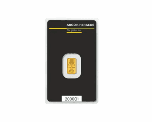 Argor Heraeus 1 gram Gold Bar