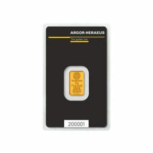 Argor Heraeus 2 Gram Gold Bars