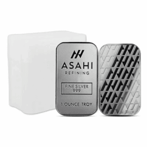 Asahi 1 oz Silver Bars (Tube of 20)