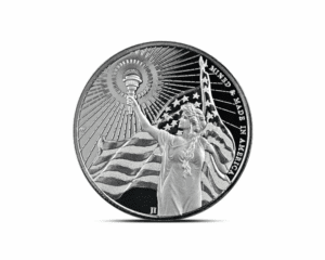 Asahi Columbia Goddess (BU) 1 oz Silver Round