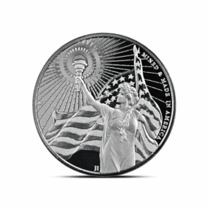 Asahi Columbia Goddess (BU) 1 oz Silver Round