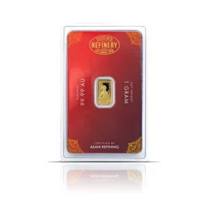 Asahi Diwali 1 Gram Gold Bar